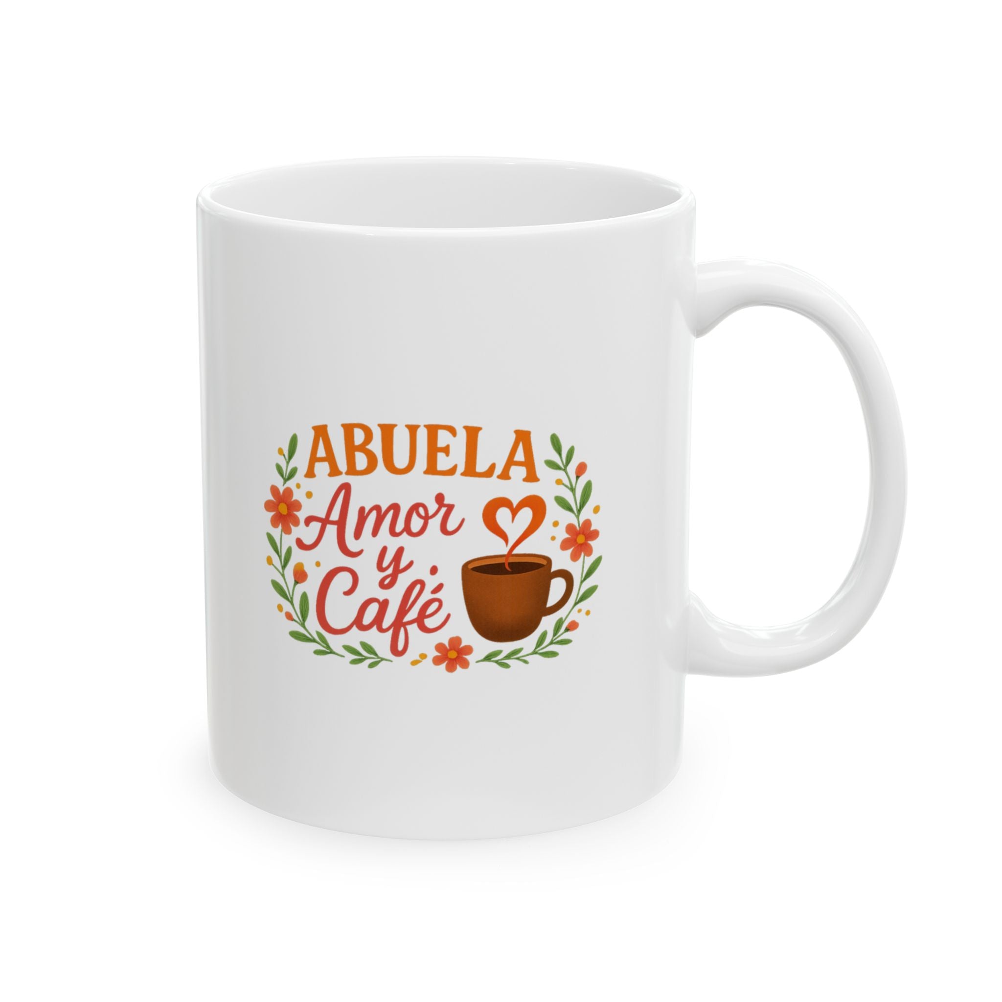 Abuela Amor Y Cafe Coffee Mug | Unique Gift | Ceramic Mug