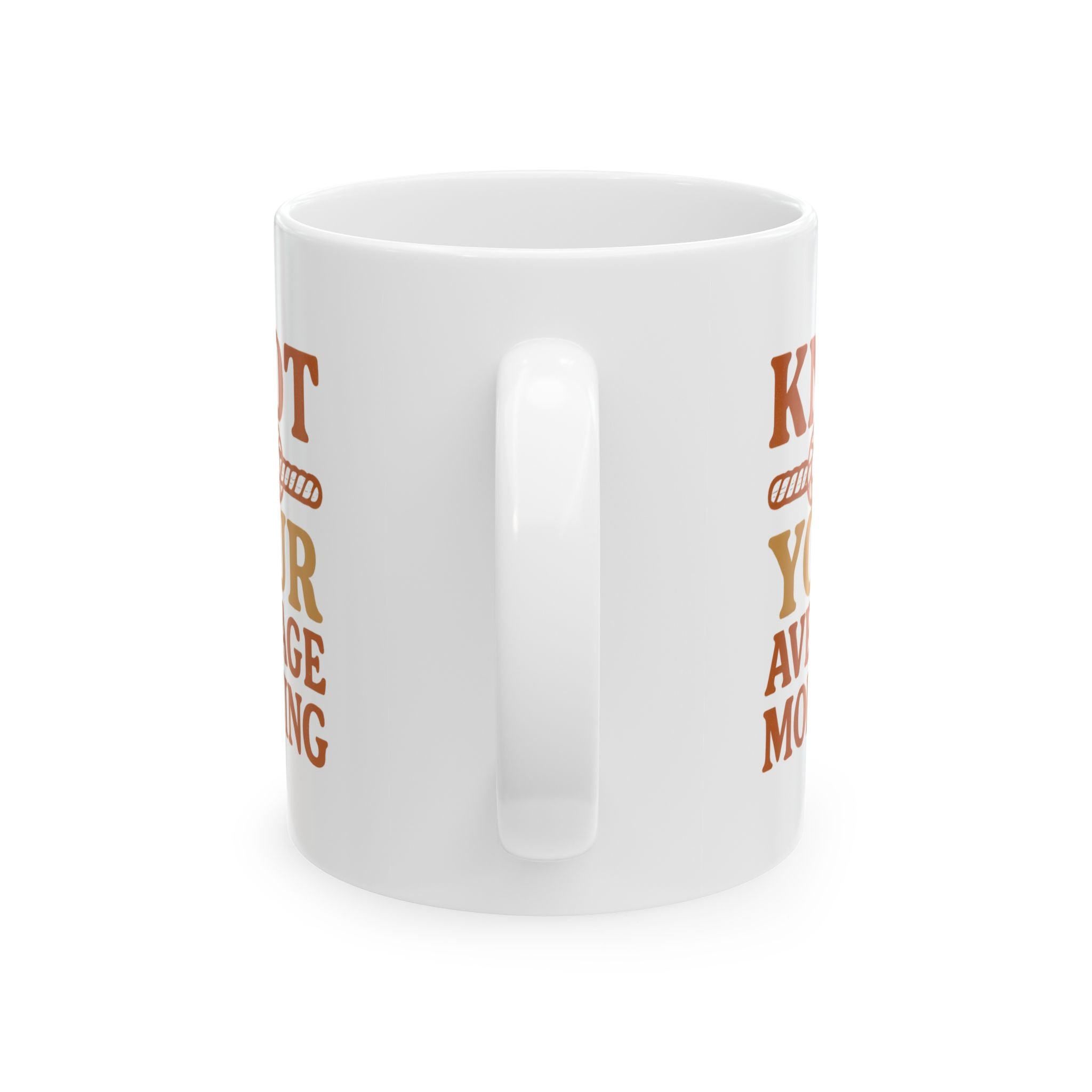 Macrame Artist Knot Your Average Morning Coffee Mug | Unique Gift | Ceramic Mug