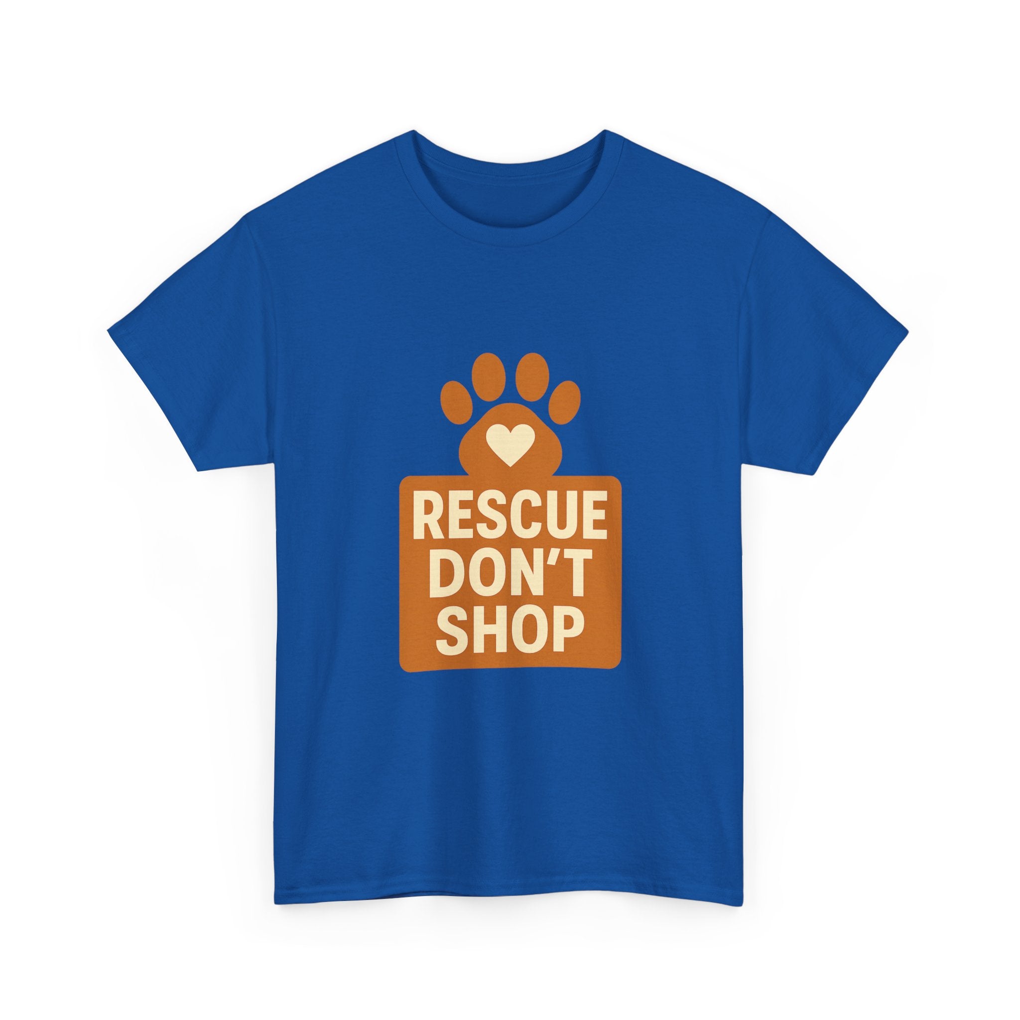 Rescue Don't Shop T-Shirt | Unique Gift | Graphic Tee