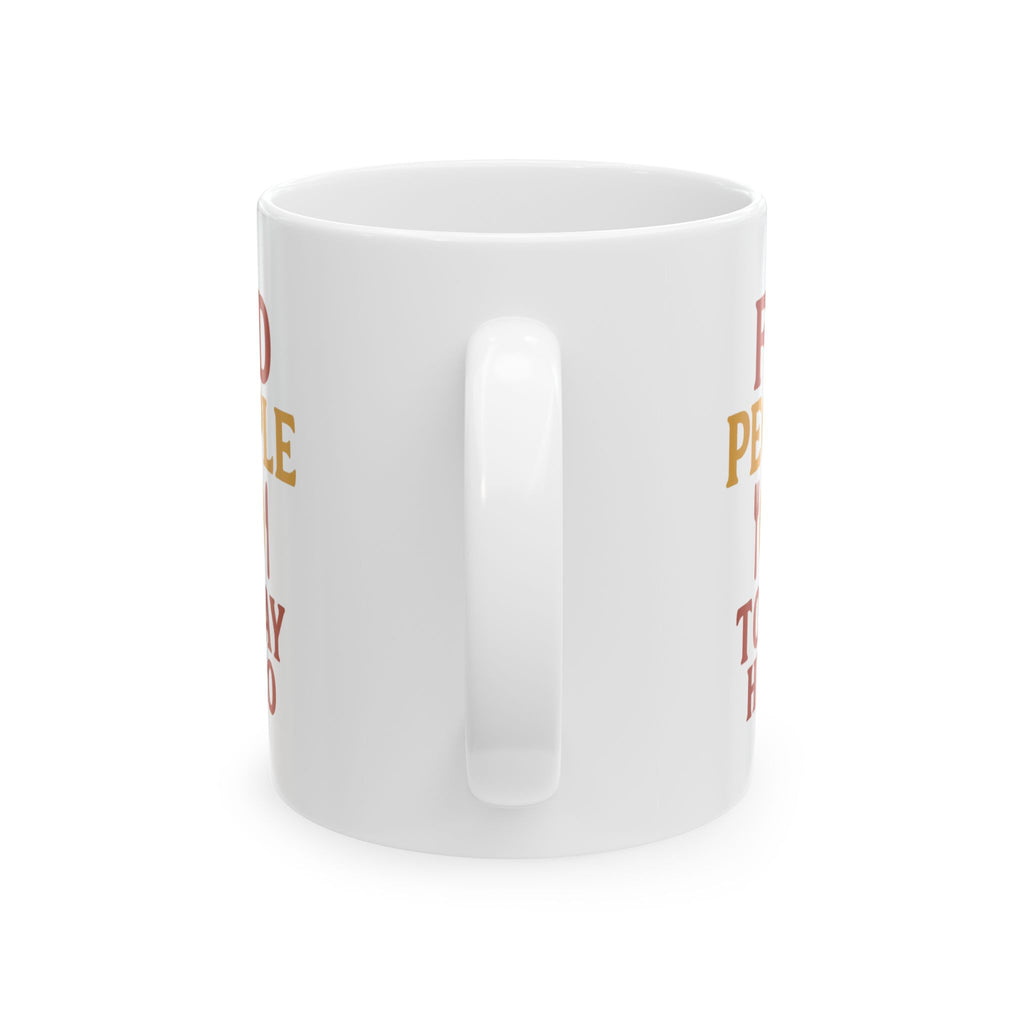 Restaurant Worker Fed People Today Hero Coffee Mug | Unique Gift | Ceramic Mug