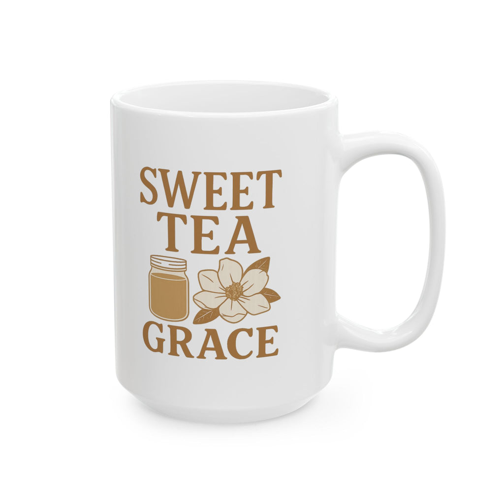 Southern Grandma Sweet Tea And Grace Coffee Mug | Gift for Grandma | Ceramic Mug