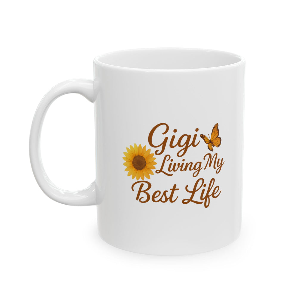 Gigi And Grandkids Names Custom Coffee Mug | Unique Gift | Ceramic Mug