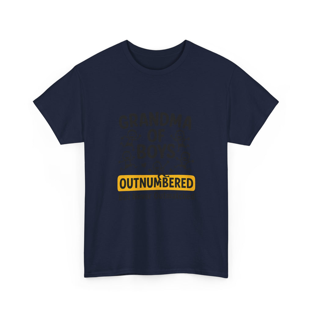 Grandma Of Boys Outnumbered T-Shirt | Gift for Grandma | Graphic Tee