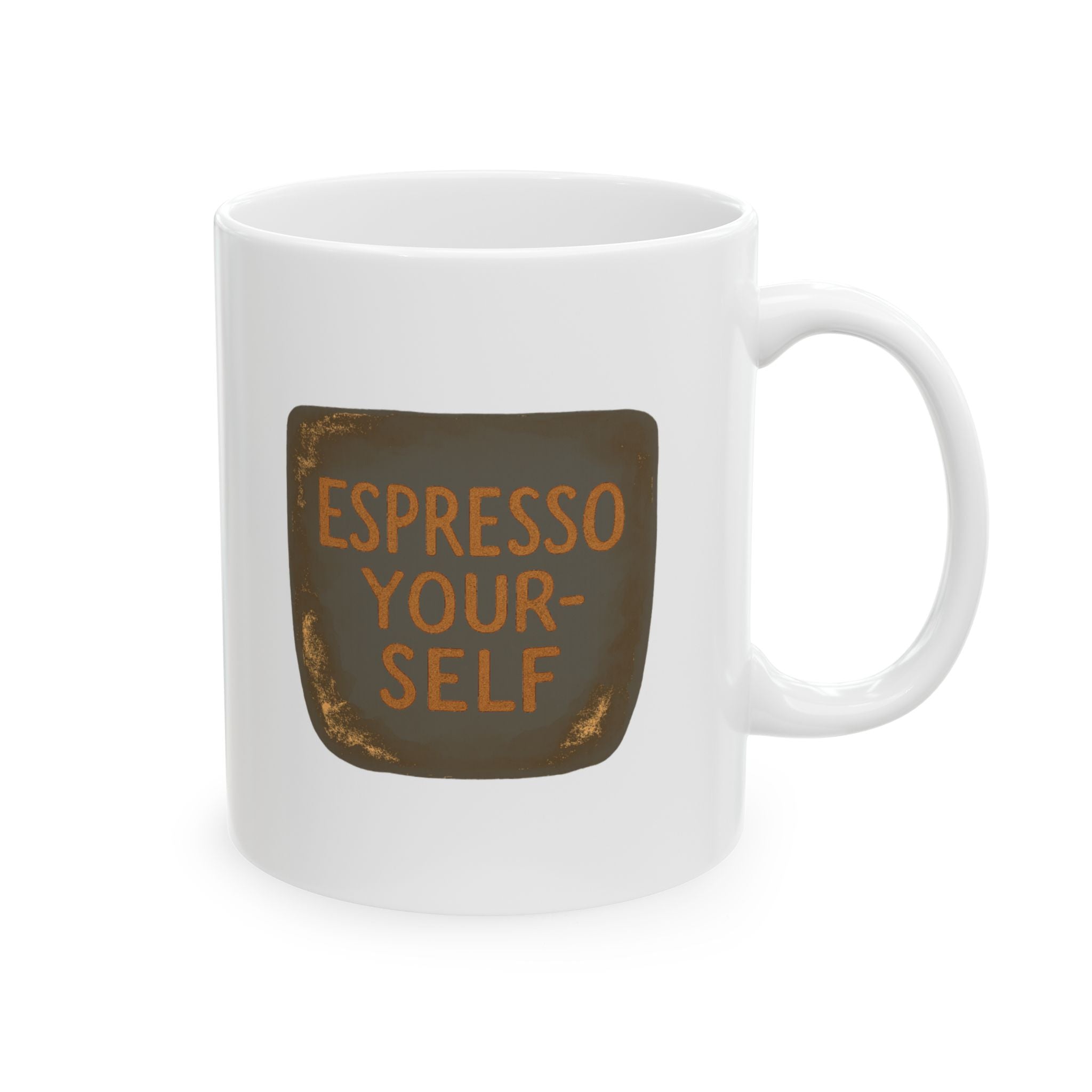 Espresso Yourself It Is Good Advice Coffee Mug | Funny Coffee Gift | Ceramic Mug