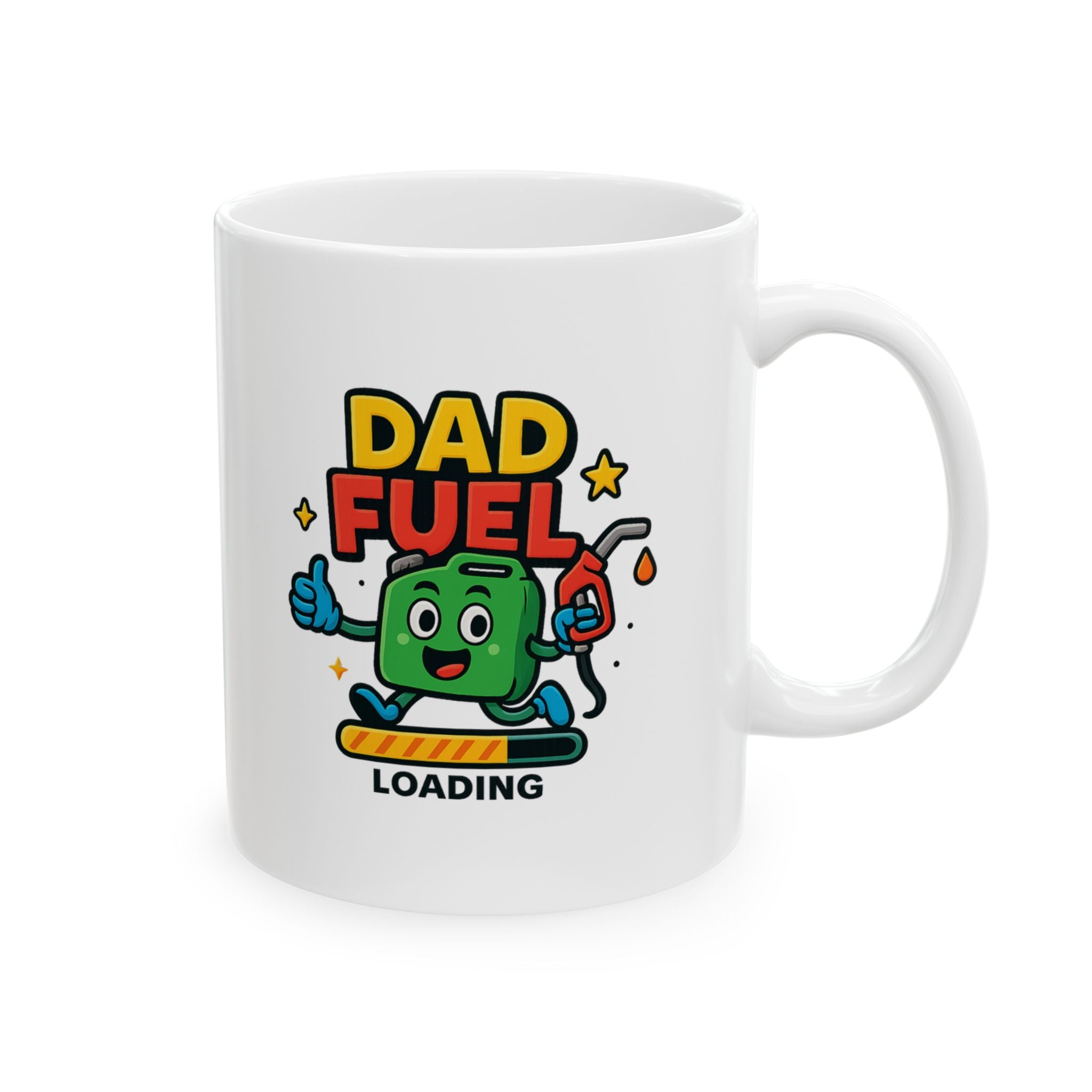 Dad Fuel In Progress Step Away Coffee Mug | Funny Father Gift | Ceramic Mug
