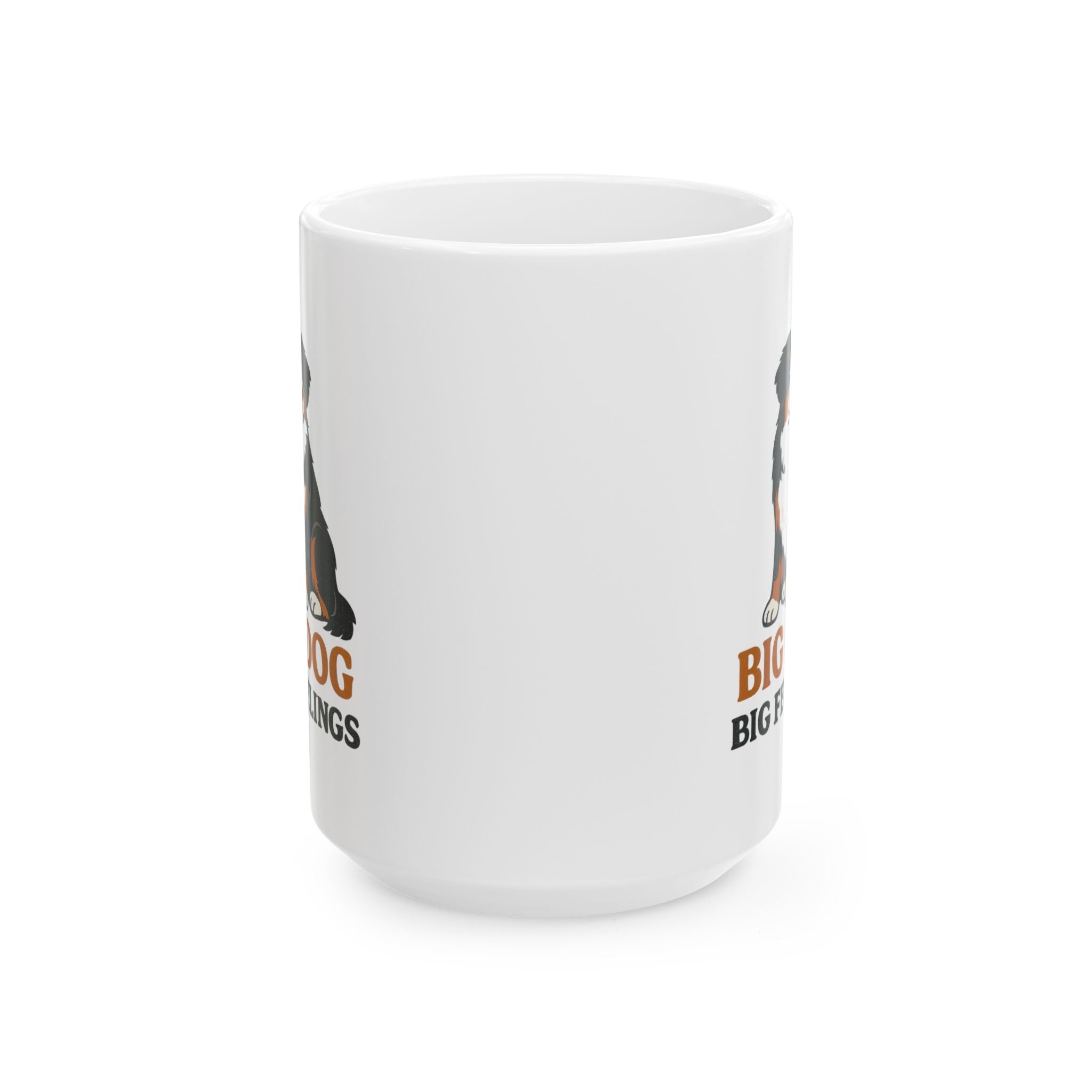 Bernese Mountain Dog Dad Big Dog Big Feelings Coffee Mug | Dog Lover Gift | Ceramic Mug