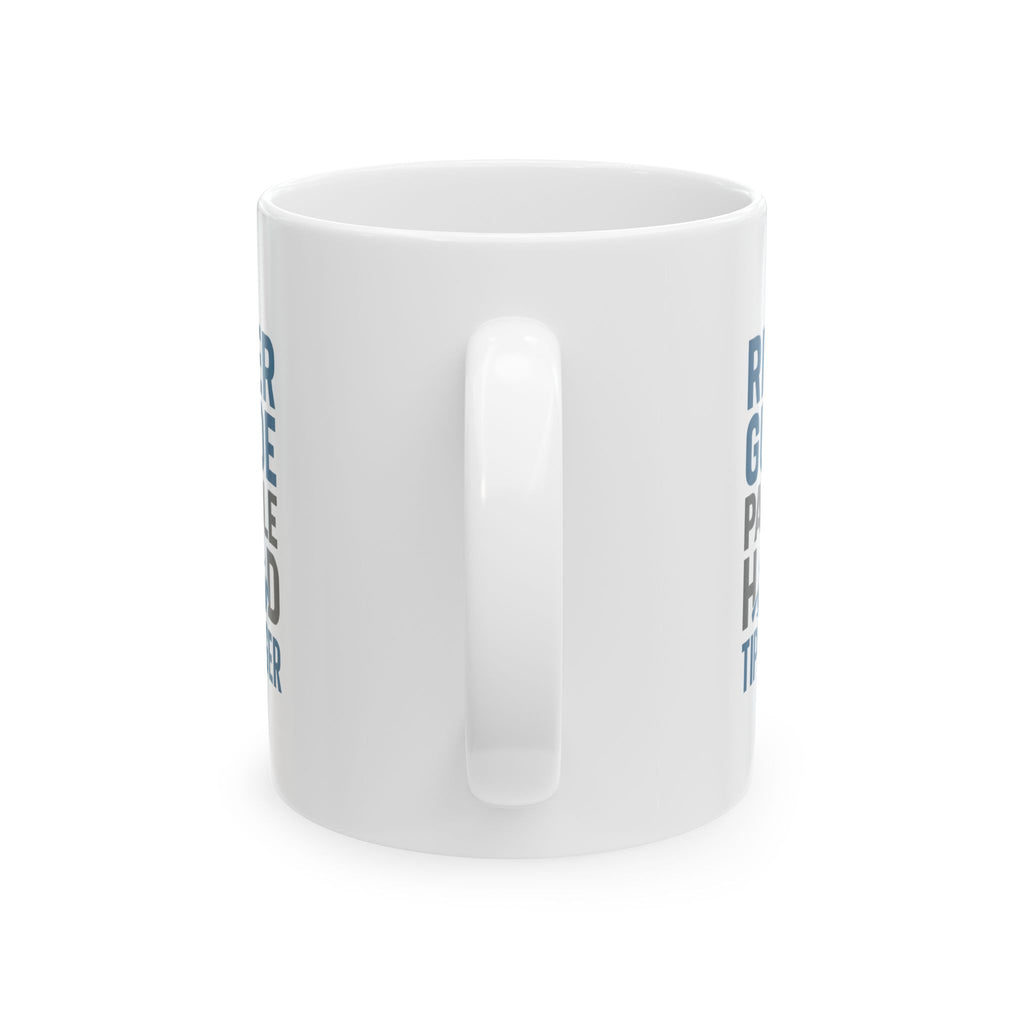 River Guide Paddle Hard Tip Bigger Coffee Mug | Unique Gift | Ceramic Mug