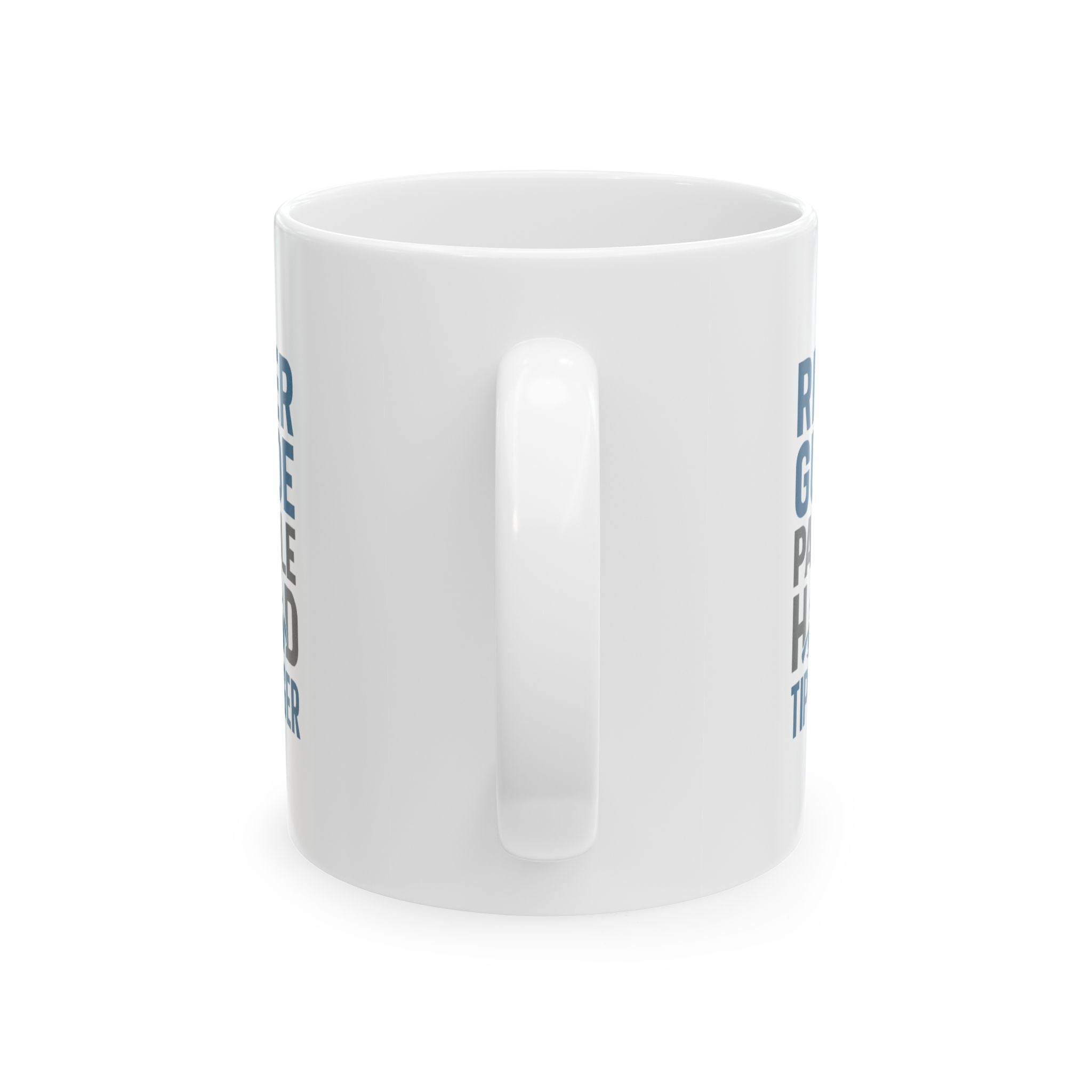 River Guide Paddle Hard Tip Bigger Coffee Mug | Unique Gift | Ceramic Mug