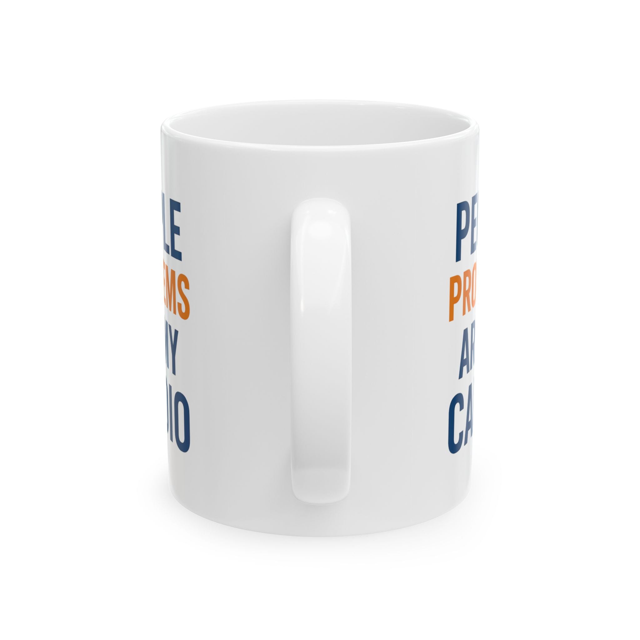 HR Manager People Problems Are My Cardio Coffee Mug | Unique Gift | Ceramic Mug