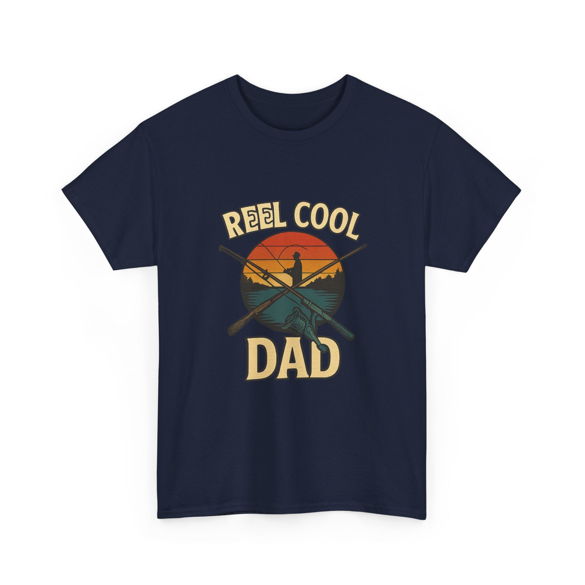 Reel Cool Dad Fishing Father T-Shirt | Gift for Dad | Graphic Tee