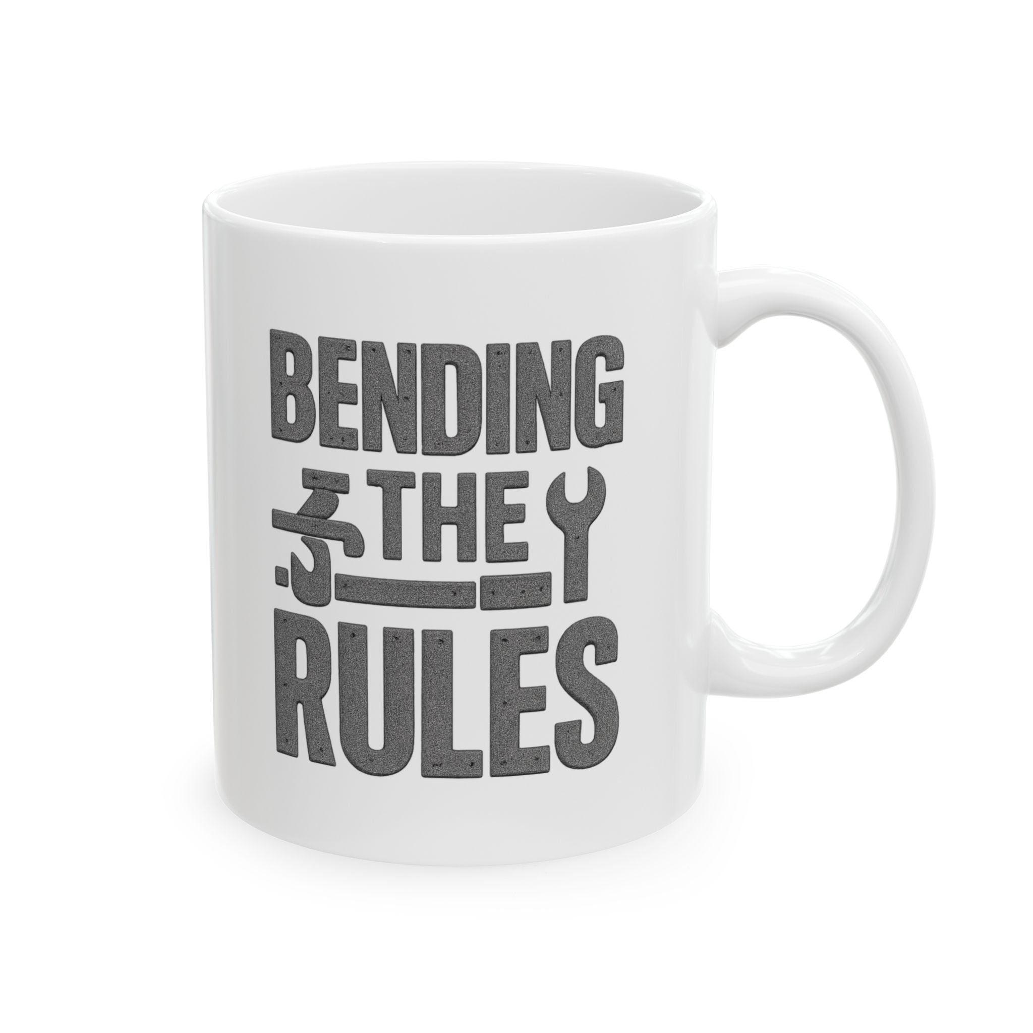 Sheet Metal Worker Bending The Rules Coffee Mug | Unique Gift | Ceramic Mug