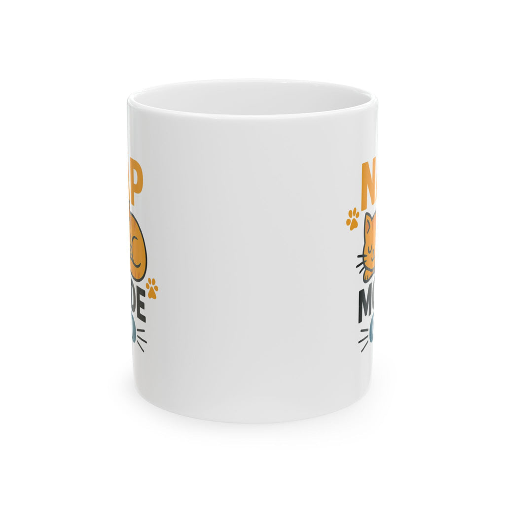 Cat Nap Mode Loading Coffee Mug | Funny Cat Gift | Ceramic Mug