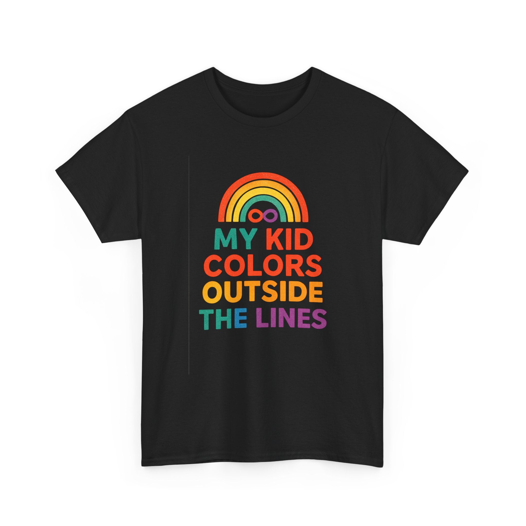 Autism Parent My Kid Colors Outside The Lines T-Shirt