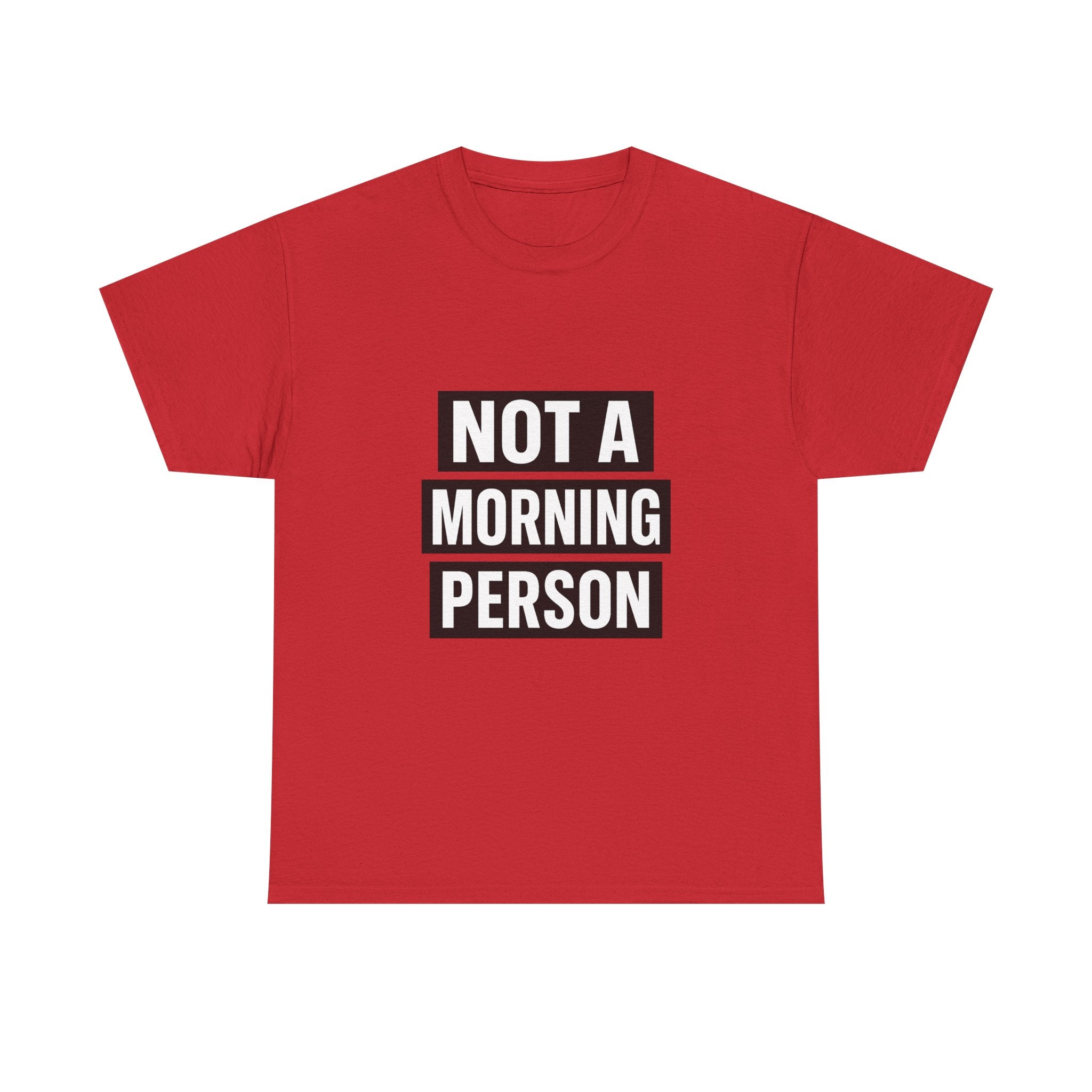 Morning Person No Such Thing T-Shirt | Anti Morning Humor | Graphic Tee
