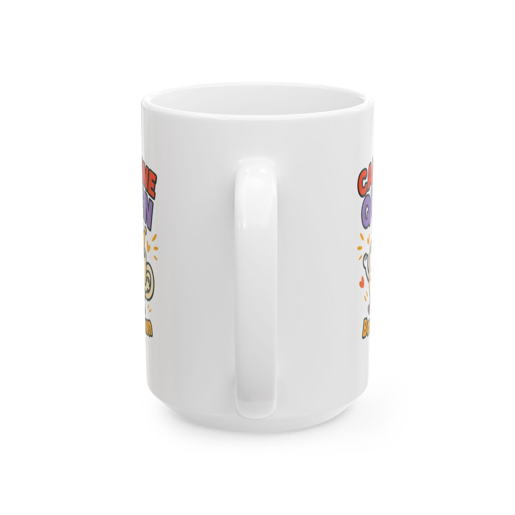 Caffeine Queen Title Earned Daily Coffee Mug | Funny Coffee Gift | Ceramic Mug