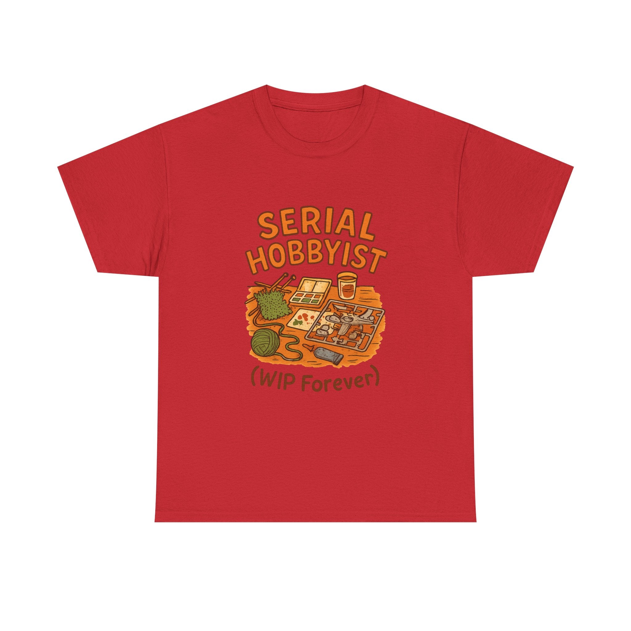 Serial Hobbyist Never Finishes Anything T-Shirt | Unique Gift | Graphic Tee