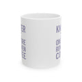 Knitter One More Row Then Coffee Coffee Mug | Coffee Lover Gift | Ceramic Mug