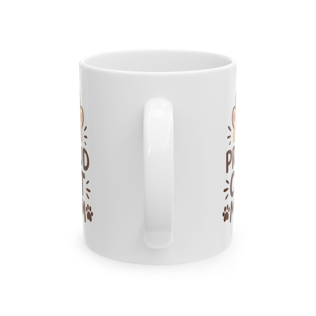 Proud Cat Mom Coffee Mug | Cat Lover Gift | Ceramic Mug