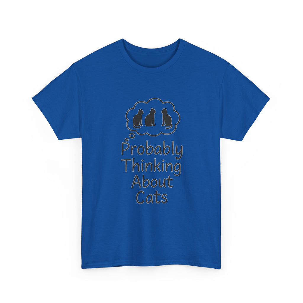 Probably Thinking About Cats Introvert T-Shirt | Cat Lover Gift | Graphic Tee