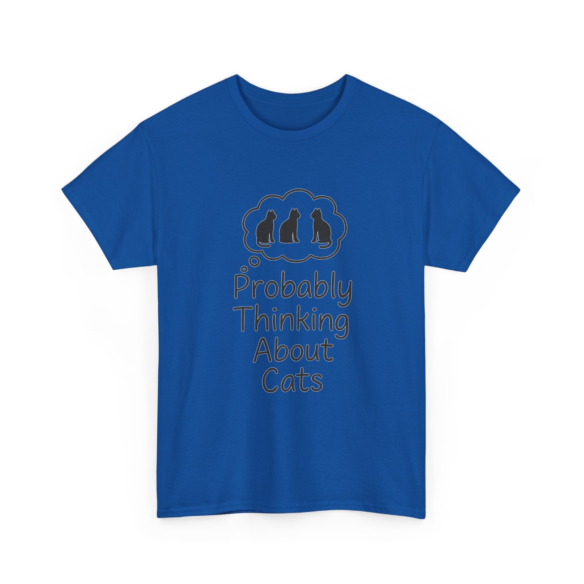Probably Thinking About Cats Introvert T-Shirt | Cat Lover Gift | Graphic Tee