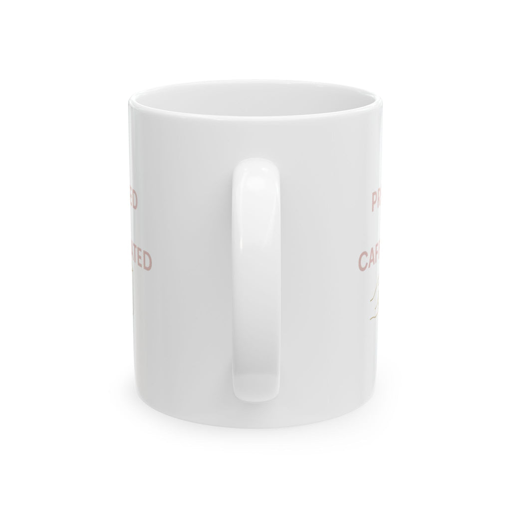 Nail Tech Pressed And Caffeinated Coffee Mug | Unique Gift | Ceramic Mug