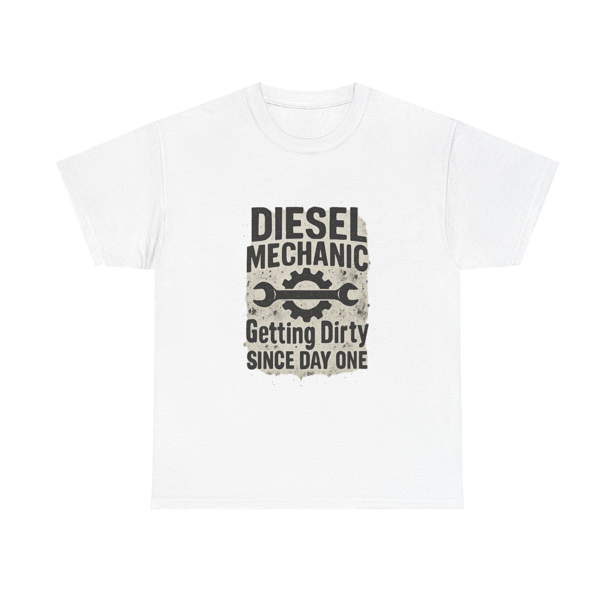 Diesel Mechanic Getting Dirty Since Day One T-Shirt | Mechanic Gift | Graphic Tee