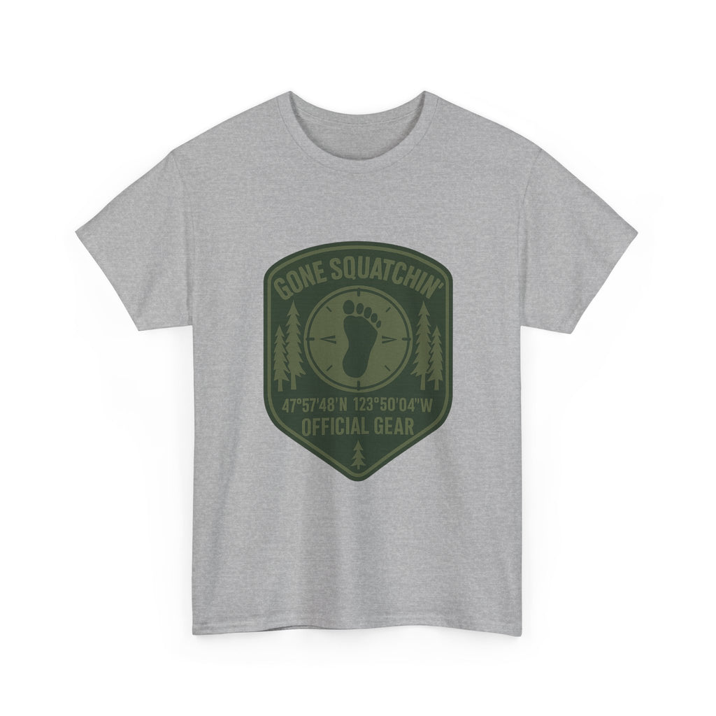 Gone Squatchin Official Gear T-Shirt | Unique Gift | Graphic Tee