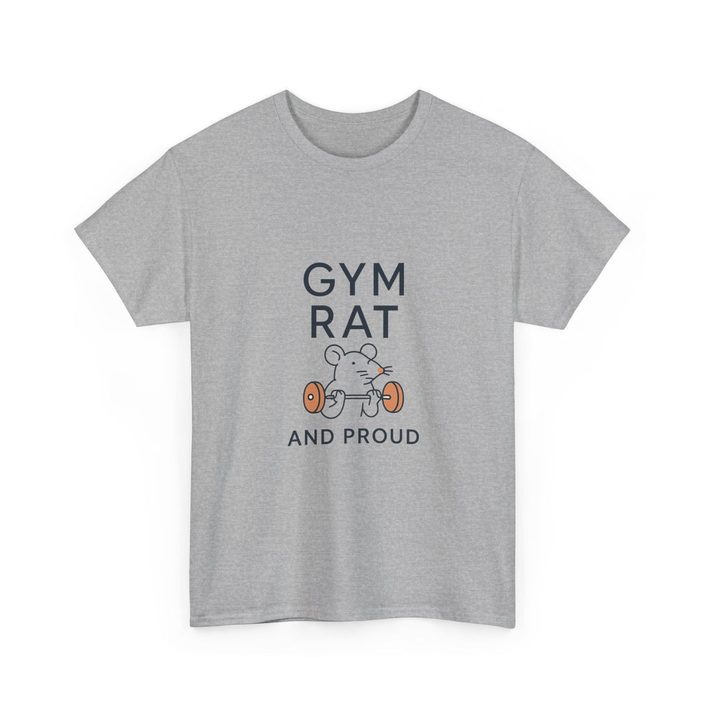 Full Time Gym Rat Part Time Human T-Shirt | Funny Fitness Humor | Graphic Tee
