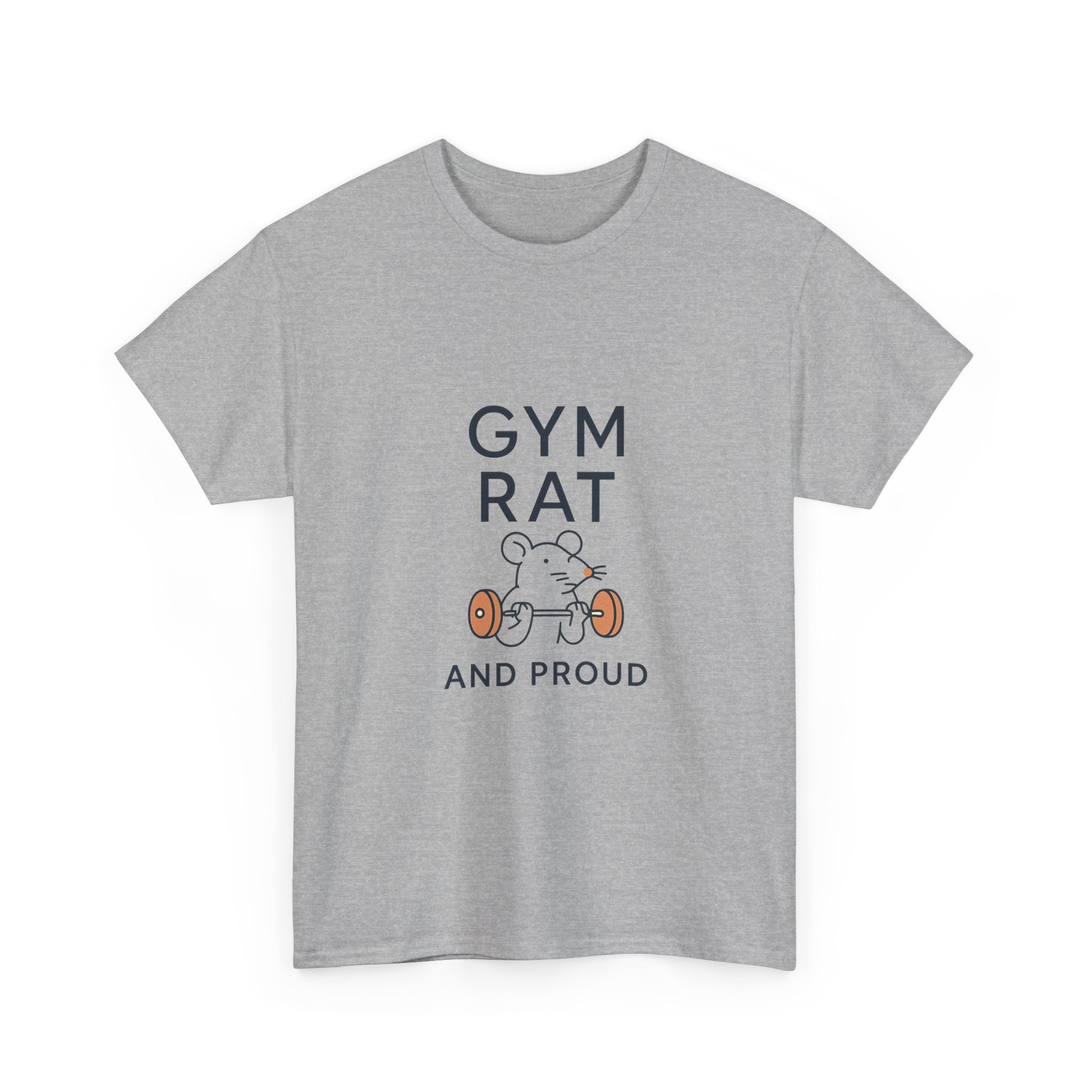 Full Time Gym Rat Part Time Human T-Shirt | Funny Fitness Humor | Graphic Tee