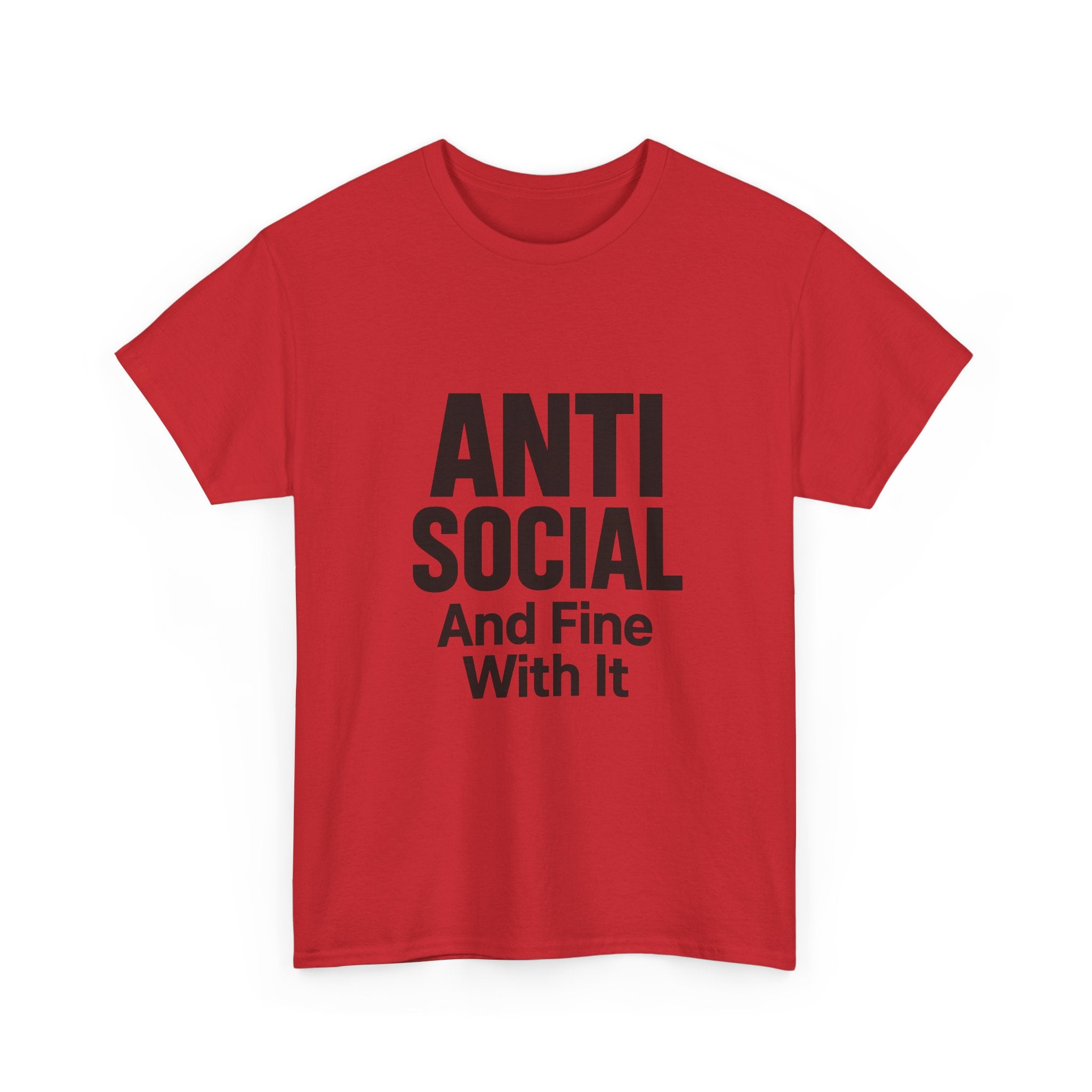 Professionally Anti Social T-Shirt | Introvert Humor Gift | Graphic Tee