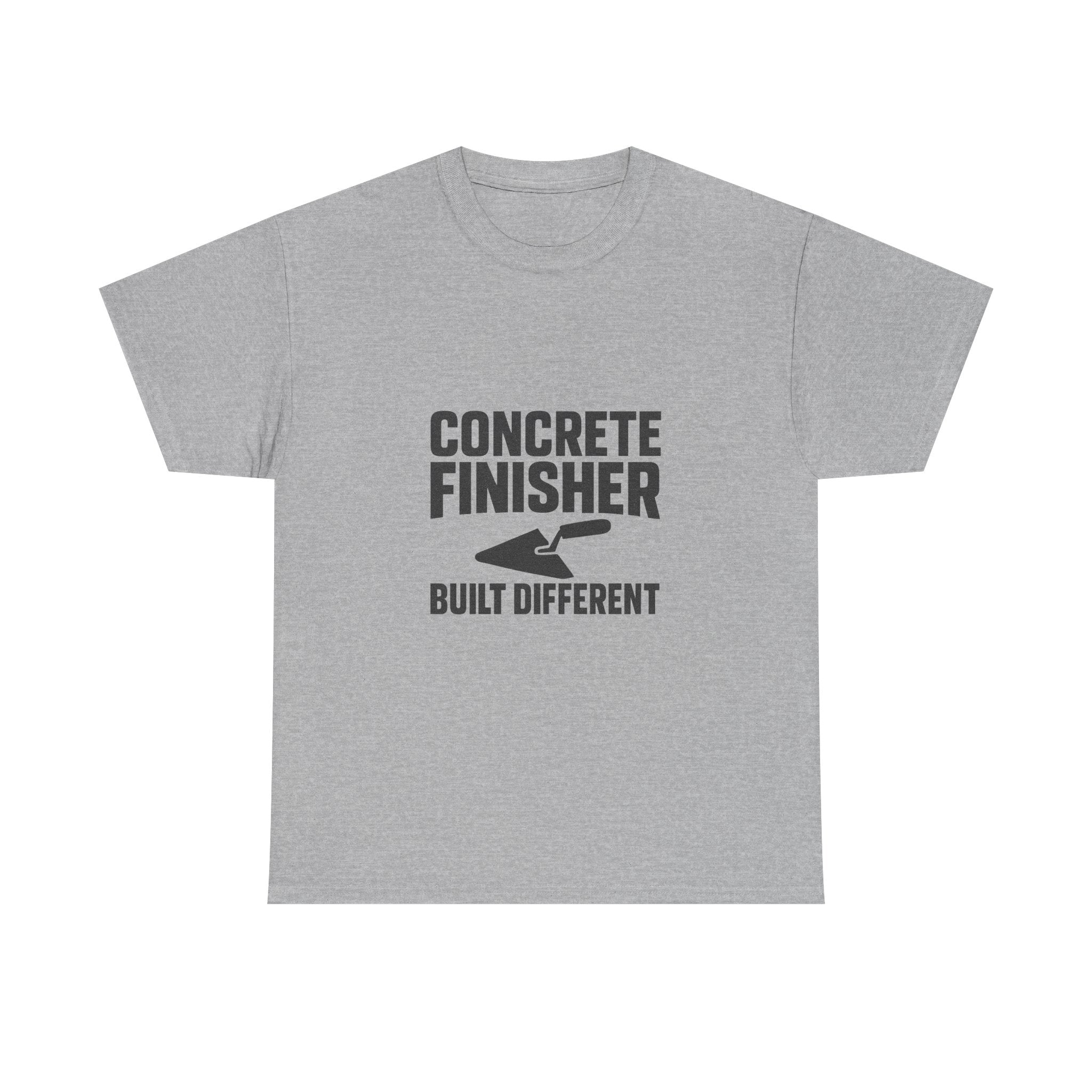 Concrete Finisher Built Different Profession T-Shirt | Unique Gift | Graphic Tee