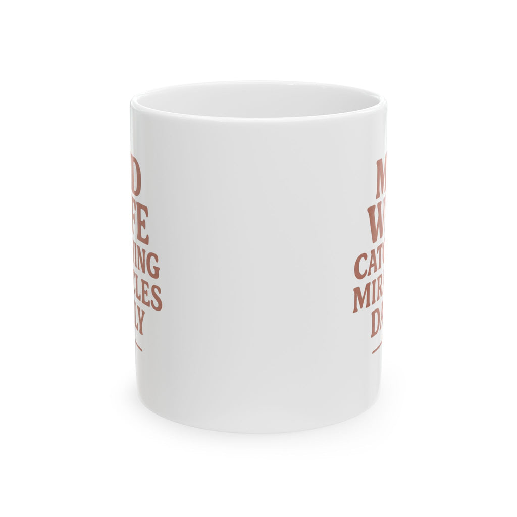 Midwife Catching Miracles Since Day One Coffee Mug | Cat Lover Gift | Ceramic Mug
