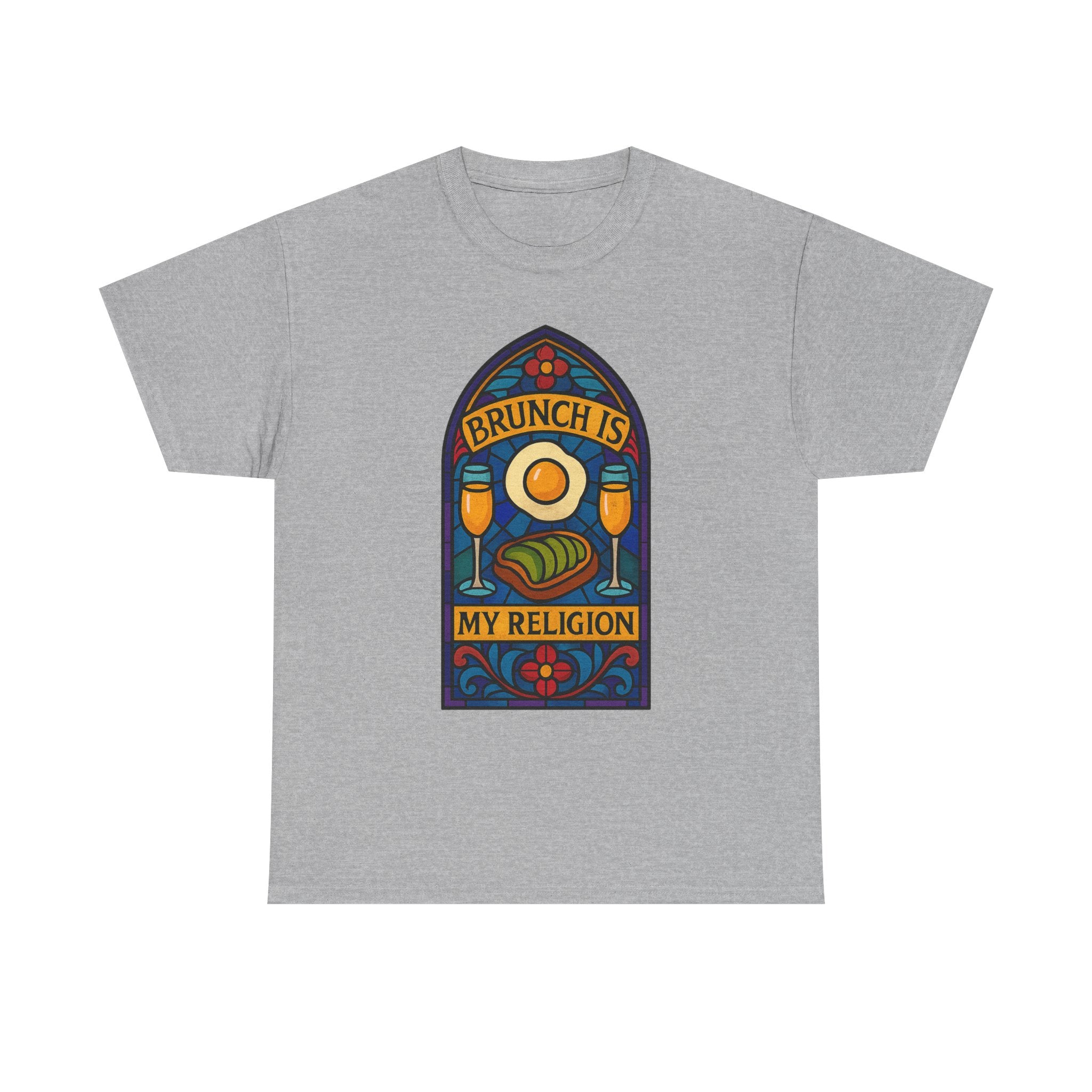 Brunch Is My Religion T-Shirt | Unique Gift | Graphic Tee