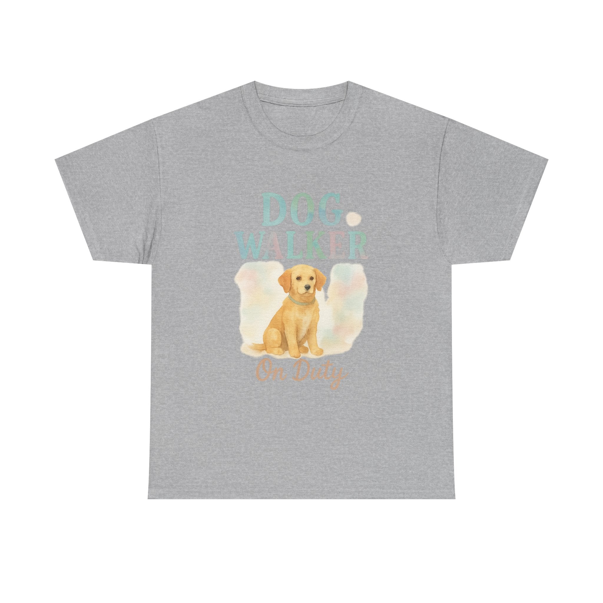 Dog Walker Powered By Coffee T-Shirt | Dog Walker Gift | Graphic Tee