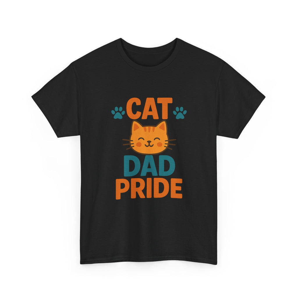Proud Cat Dad The Legend The Myth T-Shirt | Gift for Him | Graphic Tee