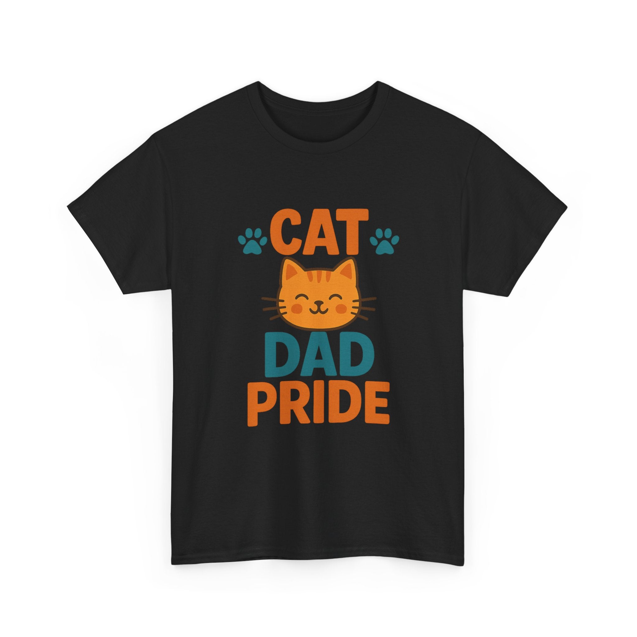 Proud Cat Dad The Legend The Myth T-Shirt | Gift for Him | Graphic Tee