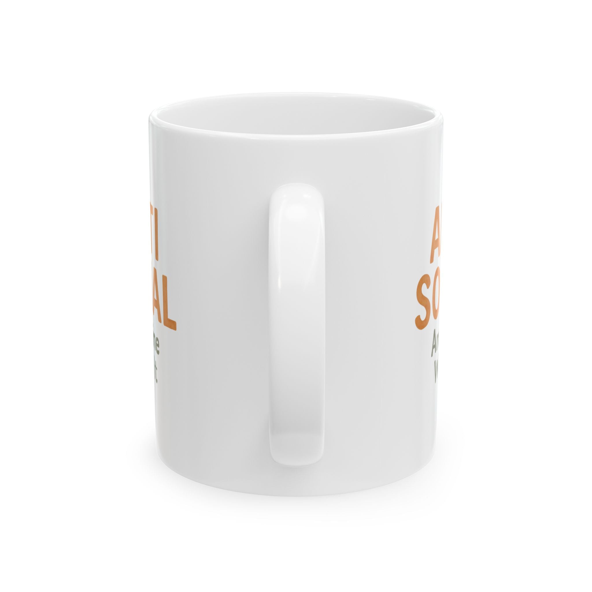 Warning Anti Social Mode Engaged Coffee Mug | Funny Gift | Ceramic Mug