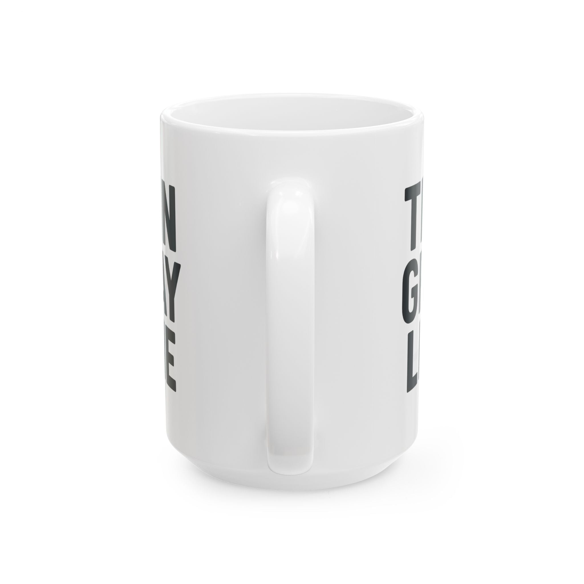 Correctional Officer Thin Gray Line Never Off Duty Coffee Mug | Unique Gift | Ceramic Mug