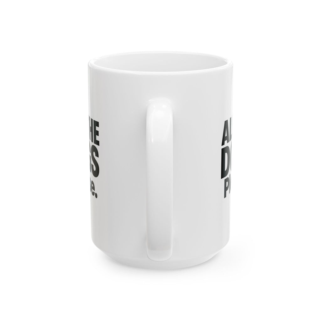 Fur Covered And Dog Outnumbered Coffee Mug | Multi Dog Mom Humor | Ceramic Mug