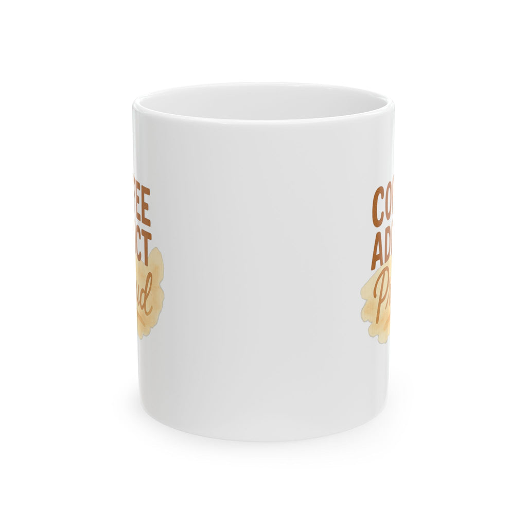 World Class Coffee Addict Here Coffee Mug | Coffee Lover Humor | Ceramic Mug