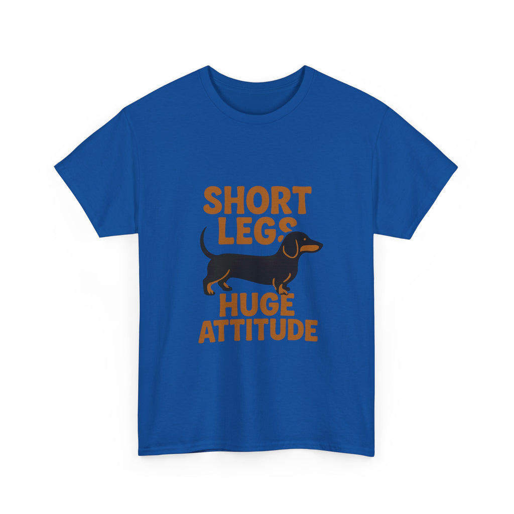 Dachshund Mom Short Legs Huge Attitude T-Shirt | Gift for Mom | Graphic Tee