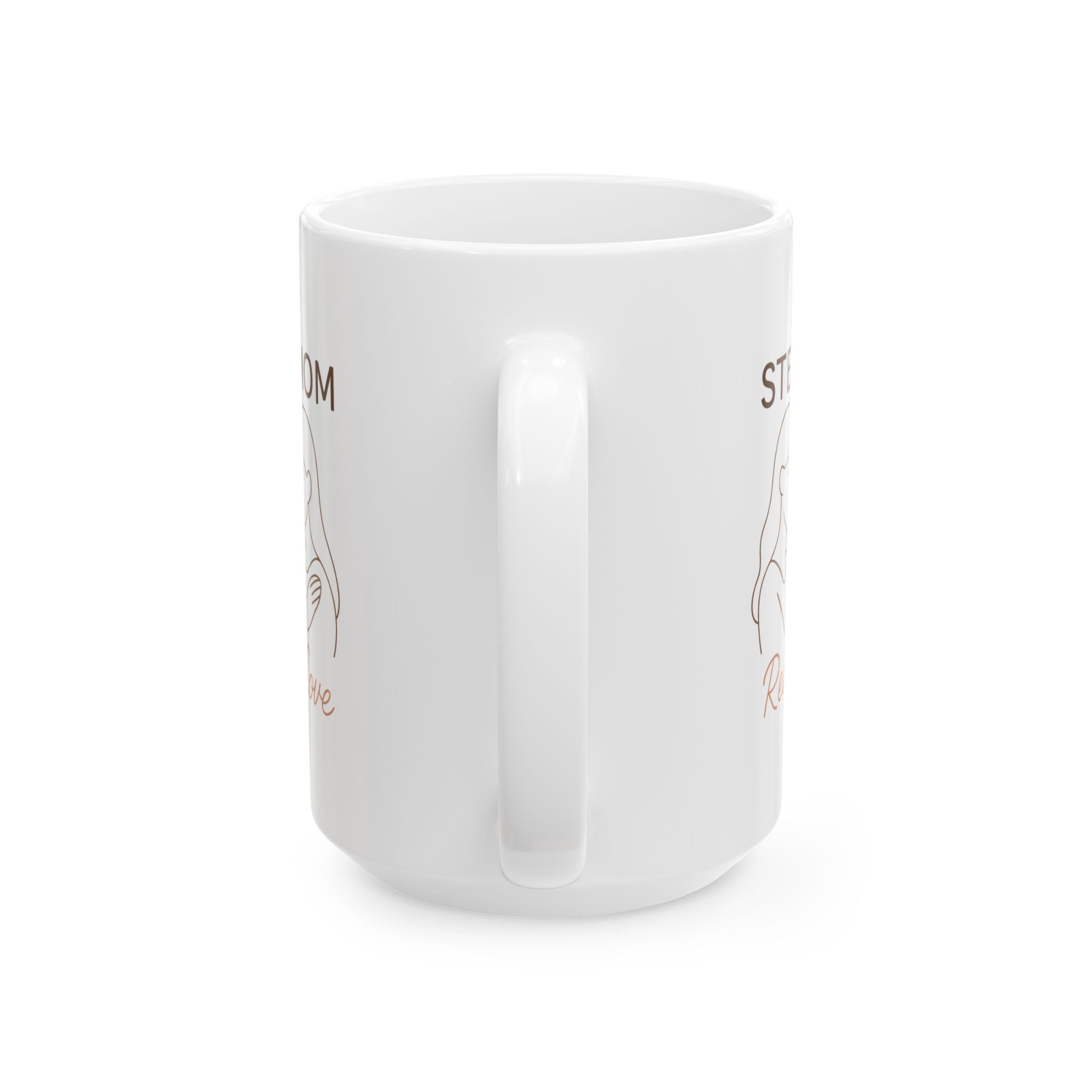 Stepmom Love Is Real Love Coffee Mug | Blended Family Gift | Ceramic Mug