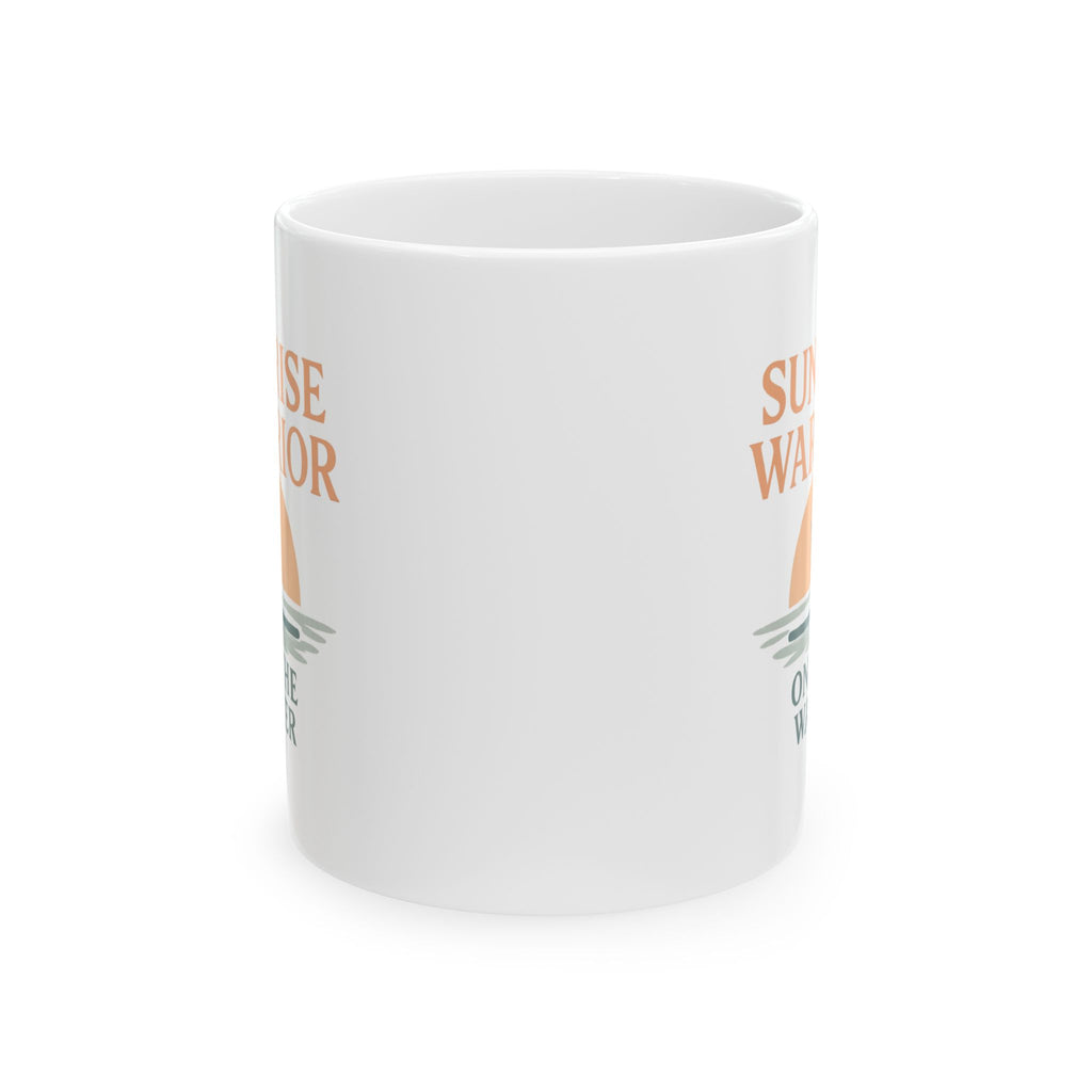 Paddleboard Sunrise Warrior Morning On Water Coffee Mug | Unique Gift | Ceramic Mug