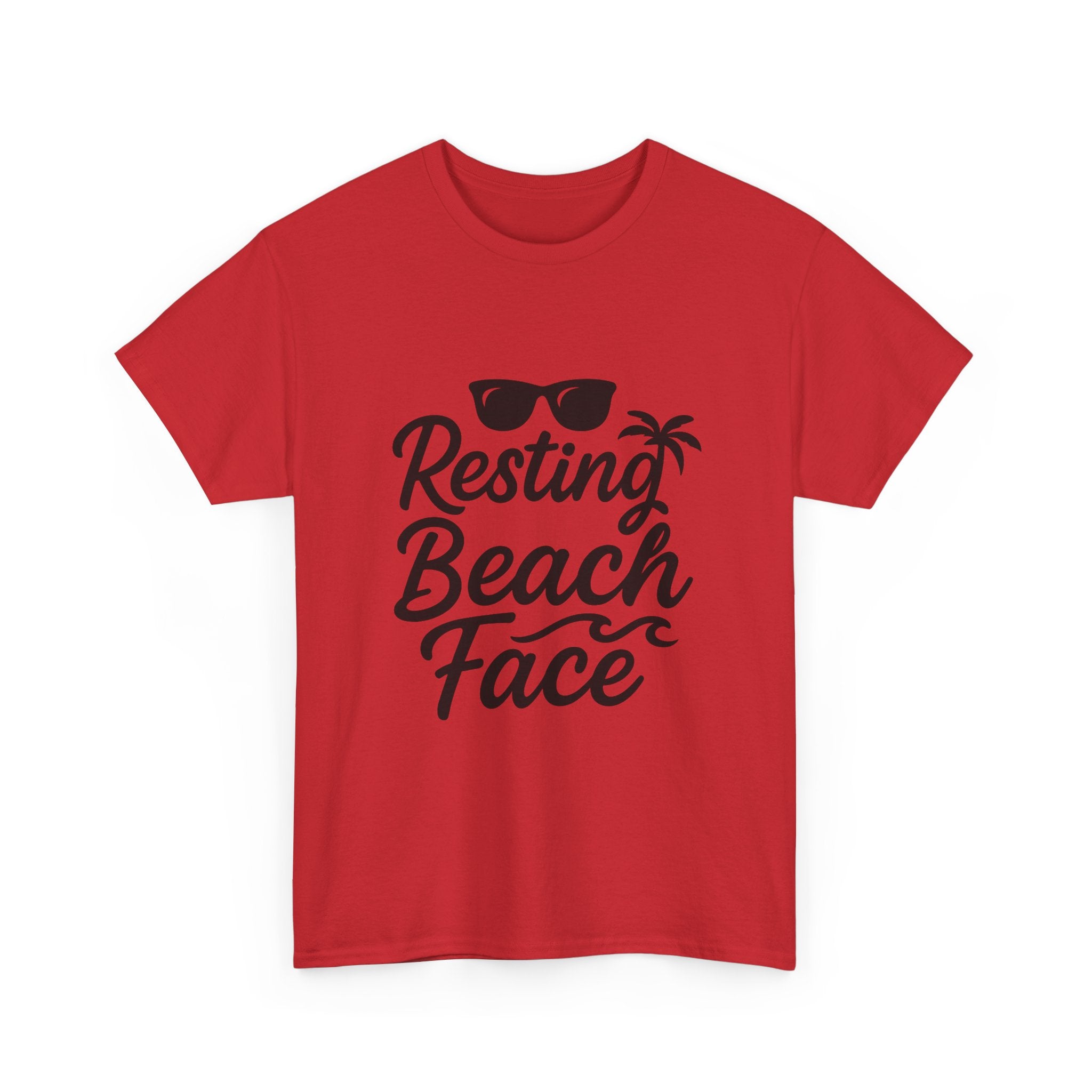 Resting Beach Face Vacation T-Shirt | Cat Lover Gift | Graphic Tee