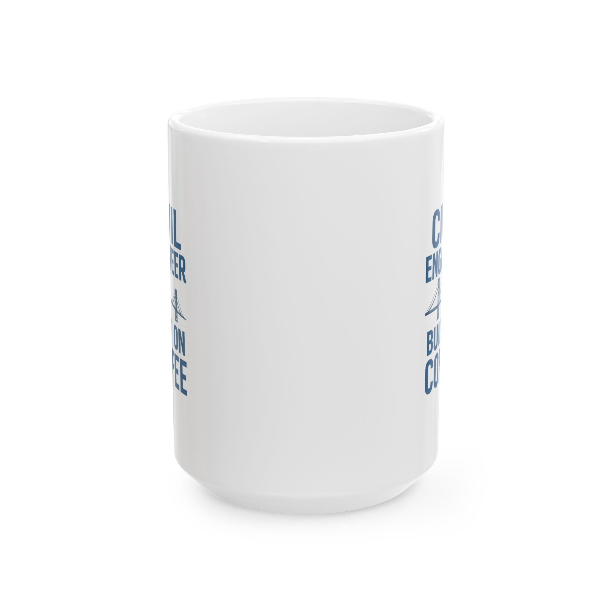 Civil Engineer Built On Coffee Coffee Mug | Coffee Lover Gift | Ceramic Mug