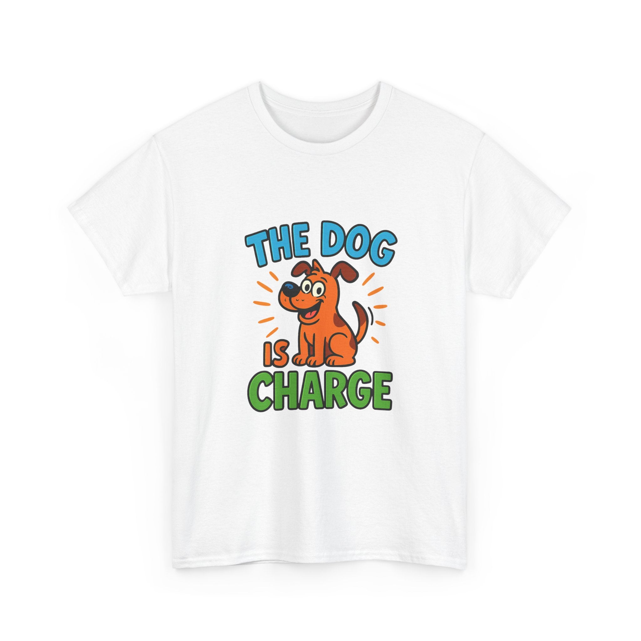 Boss Is The Dog T-Shirt | Funny Pet Humor | Graphic Tee