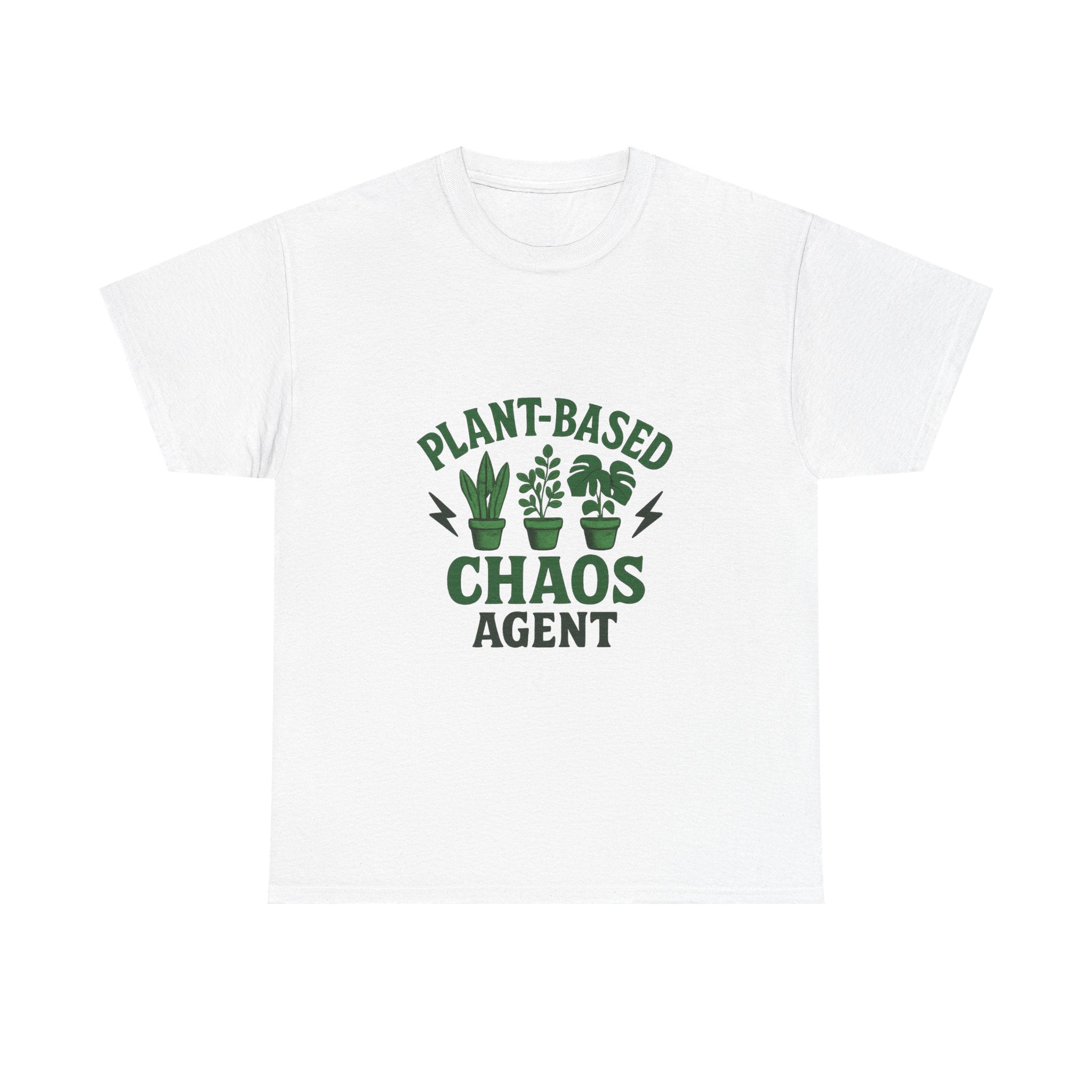 Plant-Based Chaos Agent T-Shirt | Unique Gift | Graphic Tee