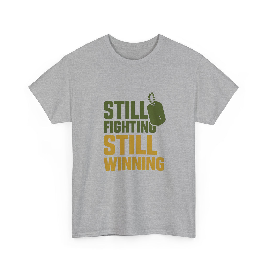 Combat Veteran Still Fighting Still Winning T-Shirt | Veteran Gift | Graphic Tee