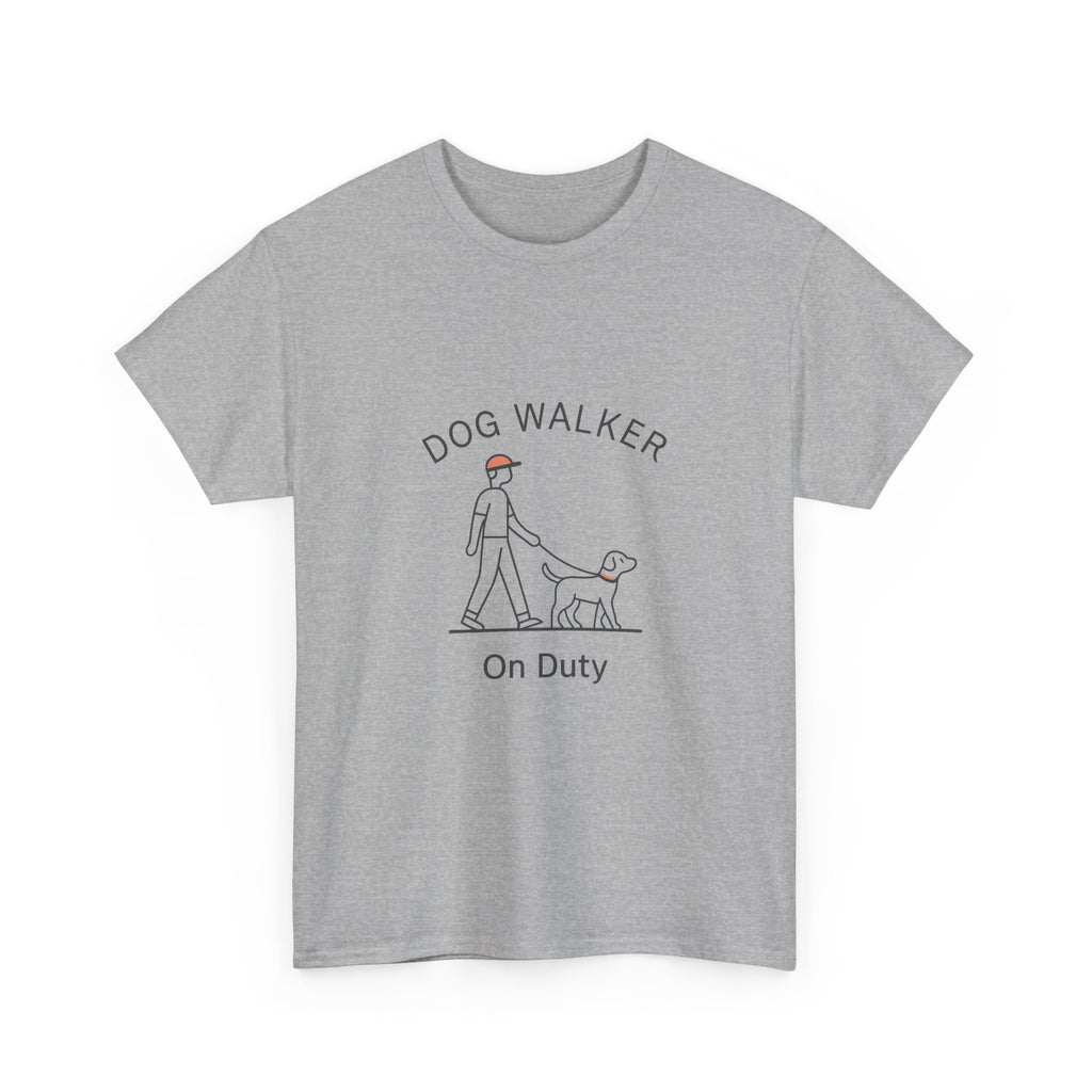 My Dog Walks Me T-Shirt | Funny Dog Owner Humor | Graphic Tee