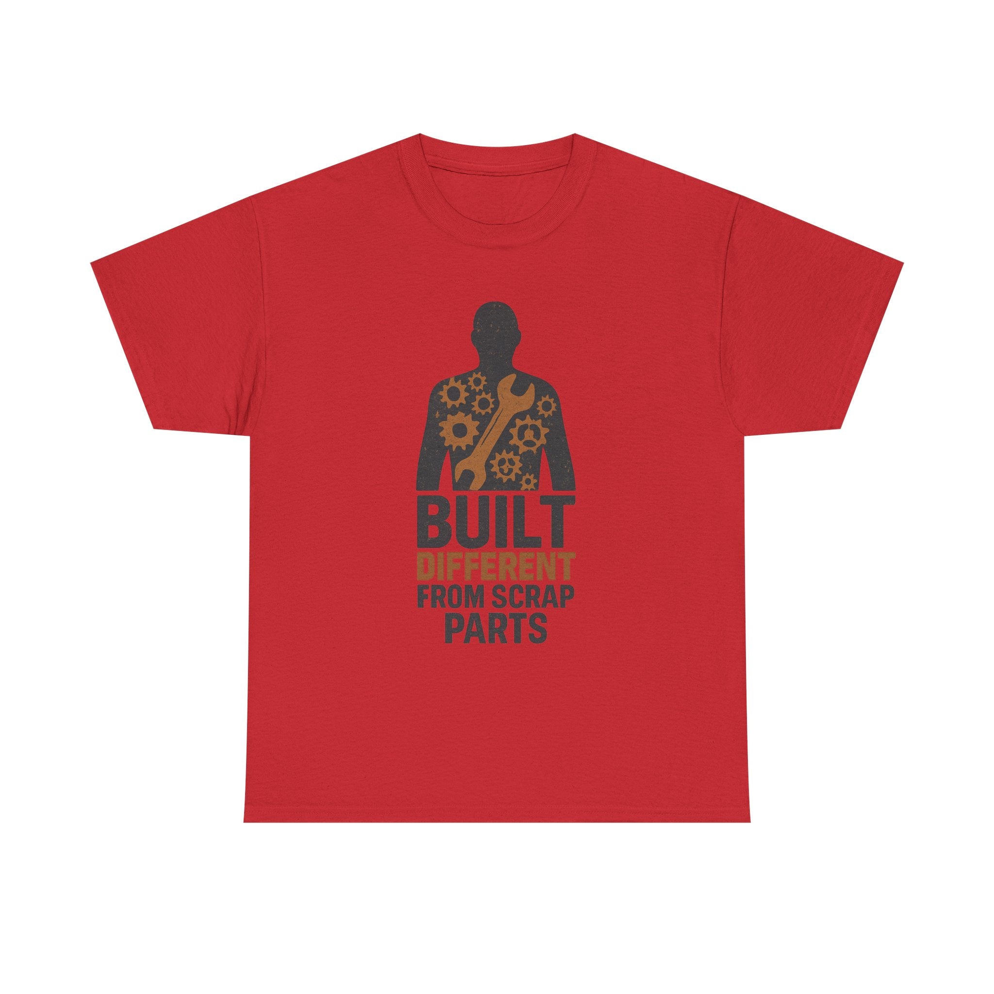 Built Different From Scrap Parts T-Shirt | Unique Gift | Graphic Tee